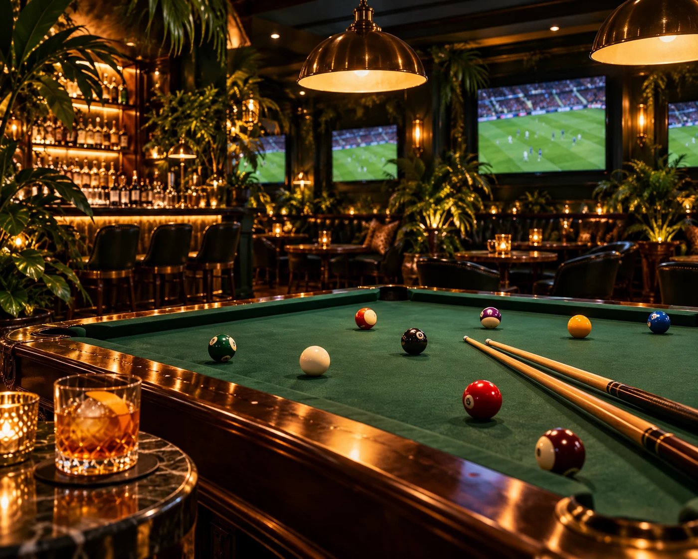 Big-screen sports, pool and cocktails at Safari & Co